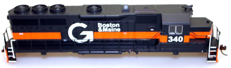 Loco Body Shell - Boston & Maine #340 ( HO GP40 )
